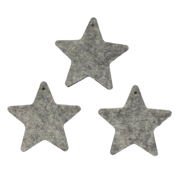 Kleiner Filz Stern (3 er Set)